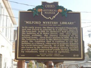 12-13 Founding of Milford Public Library  Milford Mystery Library 00