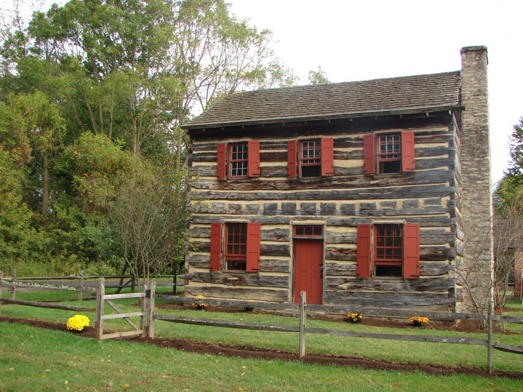 13-9 The DeWitt Family  The DeWitt Log Homestead 00