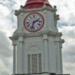 16-7 Bellaire High School Clock Tower  Central School Clock Tower and Bell 00