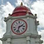 16-7 Bellaire High School Clock Tower Central School Clock Tower and Bell 06