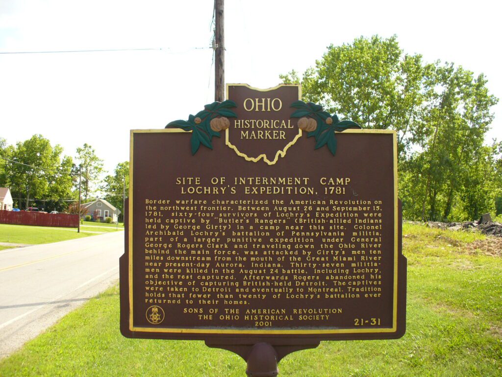 21-31 Site of Interment Camp Lochrys Expedition 1781 Lochrys Militia Held Here 1781 00