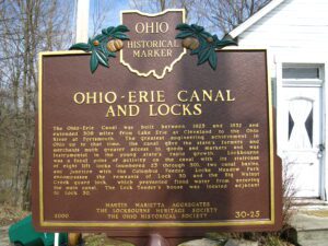 30-25 Ohio-Erie Canal and Locks  The Columbus Feeder Canal 00