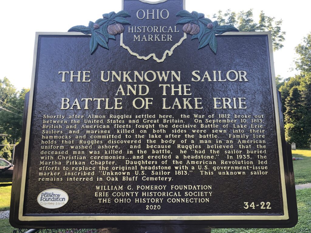 34-22 Almon Ruggles Surveyor of the Firelands  The Unknown Sailor and The Battle of Lake Erie 00