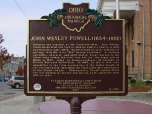 4-40 John Wesley Powell 1834-1902  Morgans Raid in Jackson 1863 01
