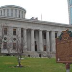 79-25 The Ohio Statehouse  Lincoln at the Statehouse 01