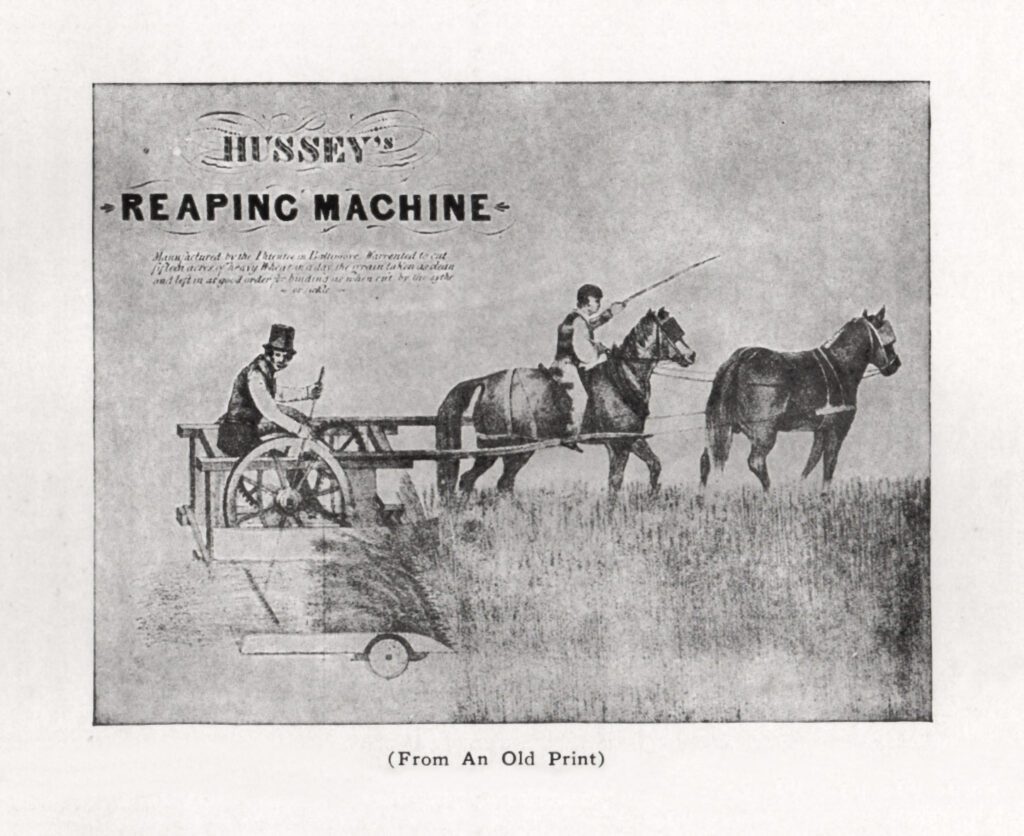 88-31 Inventor Obed Hussey Tests His New Reaper 1835 00