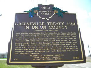 11-80 Greeneville Treaty Line  Greeneville Treaty Line in Union County 00