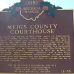 12-53 Morgans Raid Route - Pursuers converge on Pomeroy  Meigs County Courthouse 02