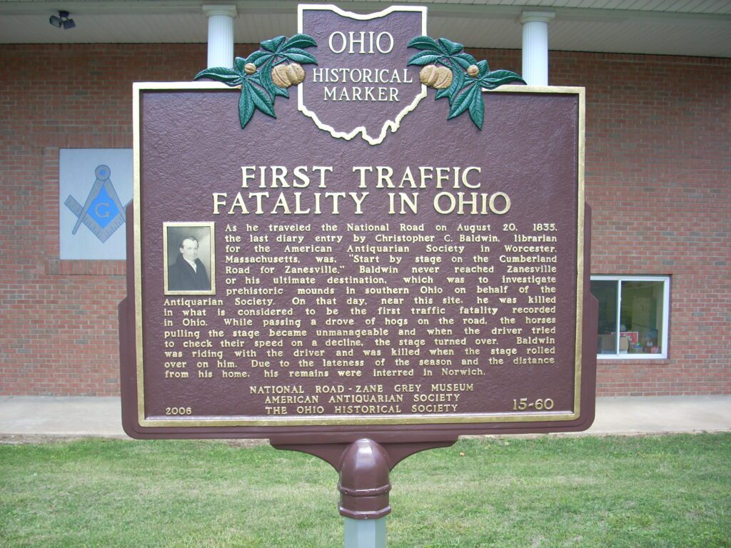 15-60 First Traffic Fatality in Ohio  The National Road 01