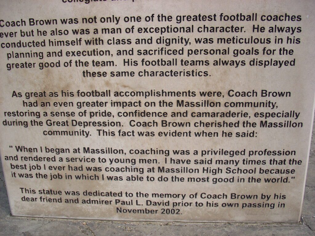 16-76 Football Pioneer Paul E Brown 00