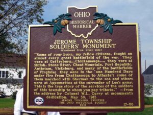 17-80 Jerome Township Soldiers Monument 01