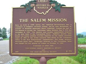 2-79 The Salem Mission  John Gottlieb Ernestus Heckwelder 1743-1823 00