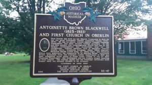 30-47 Antoinette Brown Blackwell 1825-1921 and First Church in Oberlin 00