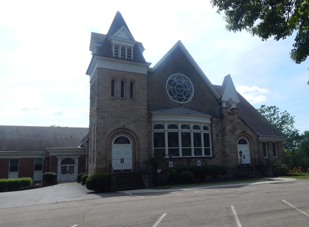 40-50 The Village Green and Graveyard Poland Presbyterian Church 00