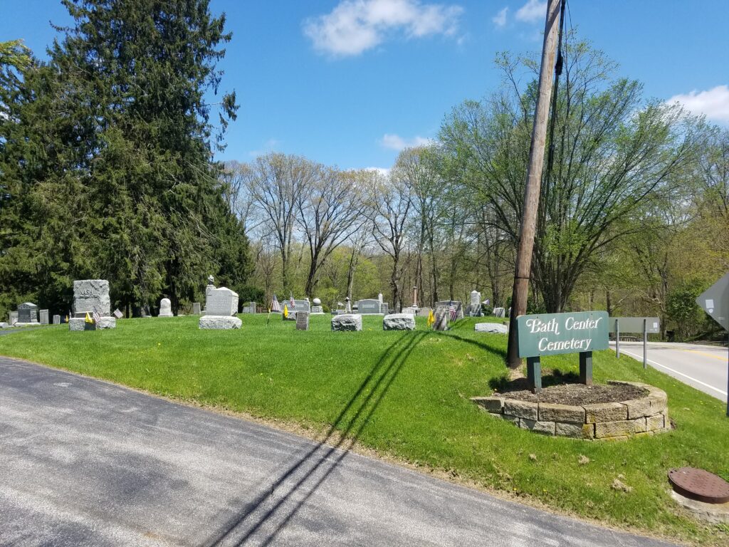 49-77 Bath Center Cemetery  Bath Township Hall 00