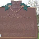 6-71 Birthplace of Lucy Ware Webb Hayes  Lucy Webb Hayes 1831-1889 01