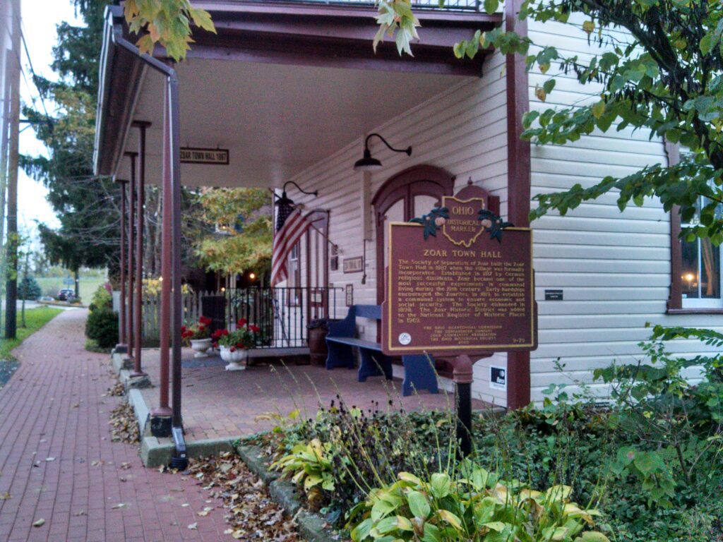 9-79 Zoar Town Hall Zoar and The Ohio Erie Canal 00