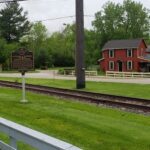18-67 Cleveland  Mahoning Railroad-Randall Secondary  Aurora Train Station 05